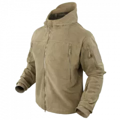 CONDOR - džemperis "Sierra hooded fleece jacket" TAN-605-003