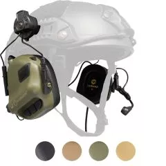 EARMOR - Tactical Headset M32H with Helmet Adapter-Earmor M32H General