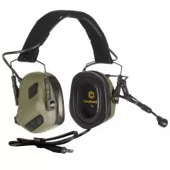 EARMOR M32 PLUS Military Tactical Hearing Protection with Communication Green-M32-FG-PLUS-EU