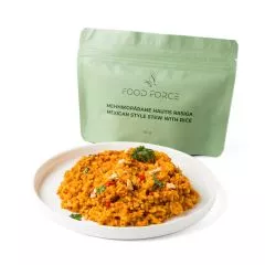 Food Force - Meksikietiško stiliaus troškinys su ryžiais 150g-Food Force - Mexican style stew with rice 150g