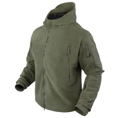 CONDOR - džemperis "Sierra hooded fleece jacket" OD