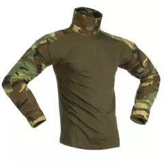 INVADER GEAR - Taktiniai marškinėliai "COMBAT SHIRT" Woodland